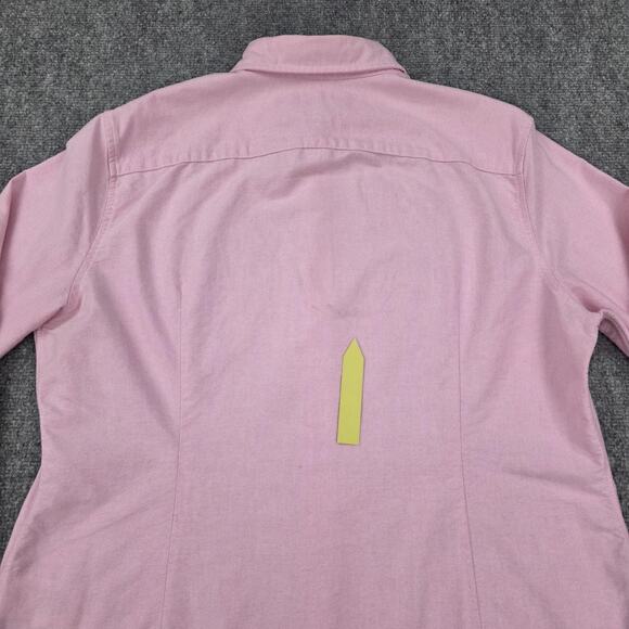 Ralph Lauren Polo Shirt Mens XL Slim Fit Pink Button Down Long Sleeve Oxford - Picture 16 of 16